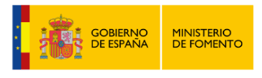 Logotipos de aesa y del ministerio de fomento